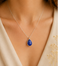 Lapis Lazuli 925 Ayar Gümüş Kolye